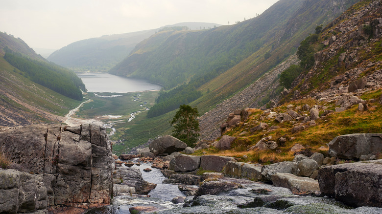 The Glendalough Viewpoint on the Wicklow Way