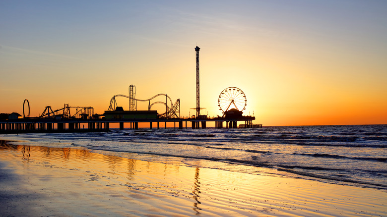 Galveston Island Historic Pleasure Pier in Galveston, TX