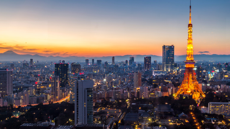 Tokyo at night