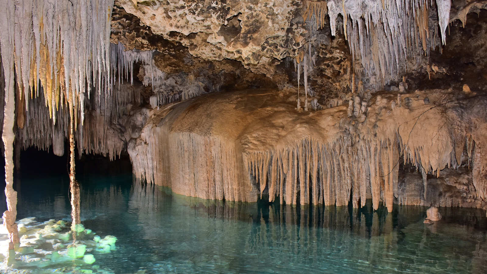 The Mystical Underground River In Mexico Where You Can Swim Beneath A Cave  Full Of Crystals, image size:1600x900