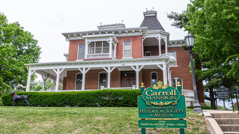 a large brick fronted victorian mansion