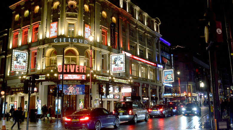 London's West End theater district