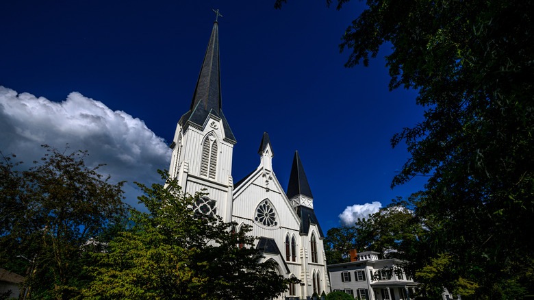 Church in the Bedford Village Historic District