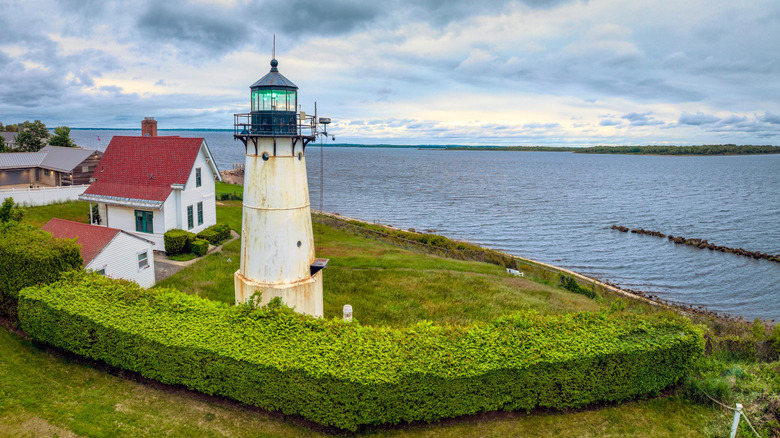 The first lighthouse in Warwick, Rhode Island