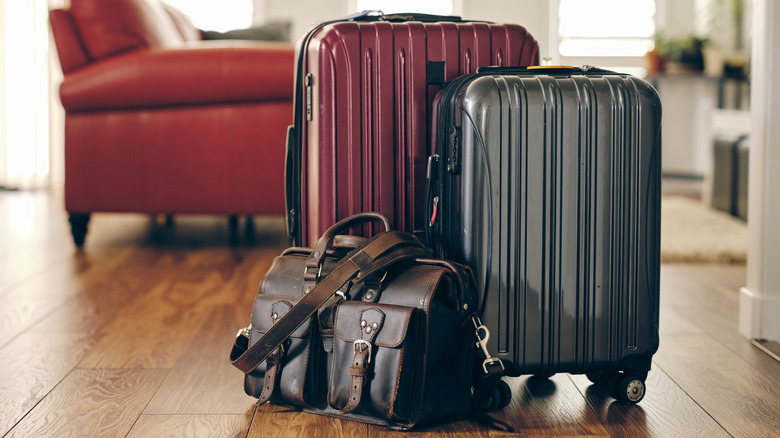 Group of suitcases