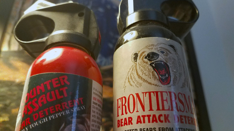 Two bear attack sprays