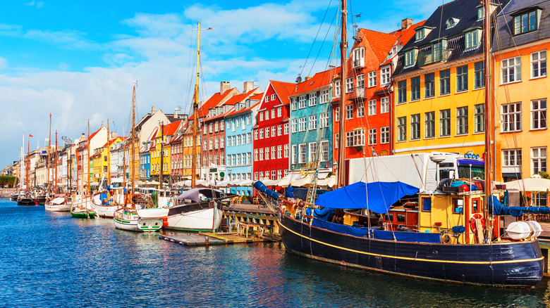 Scenic view of Nyhavn