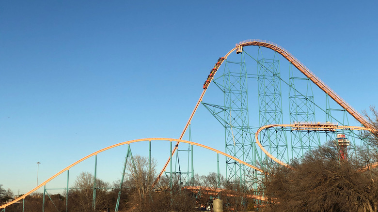 Titan roller coaster Texas