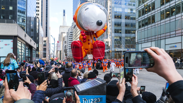 Snoopy at Thanksgiving Day Parade