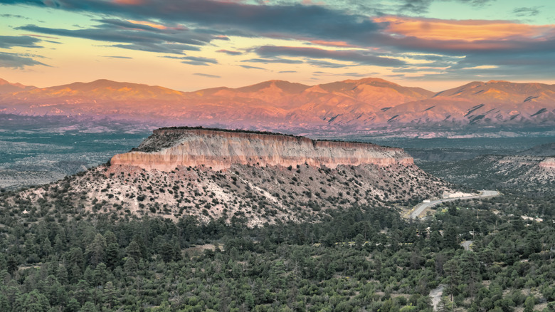 mesa near Sangre de Cristo Mountains