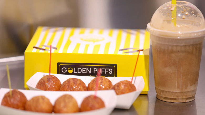 Golden Puffs, one of the many options at the Grand Bazaar Shops