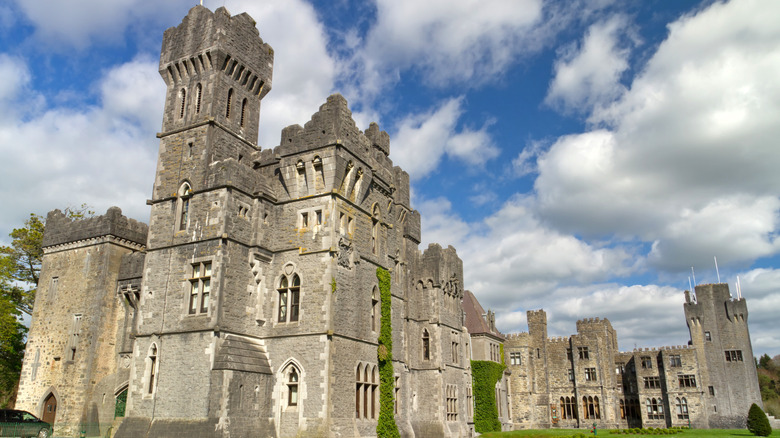 Towers and buildings of Ashford Castle