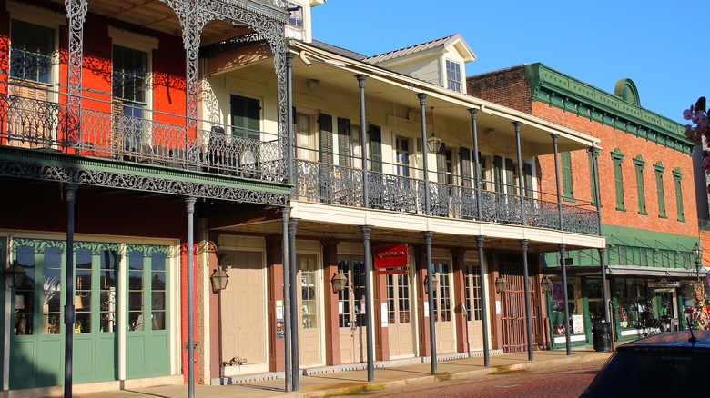 The main street of Natchitoches, Louisiana