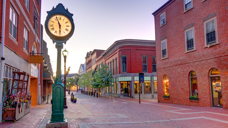 The center of Salem, Massachusetts
