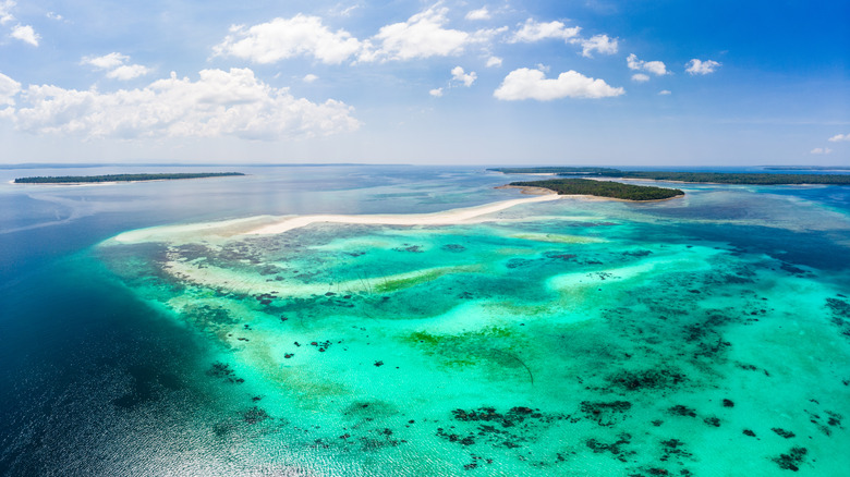 Sandbar at the Kai Islands, Indonesia