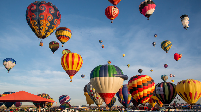 hot air balloons