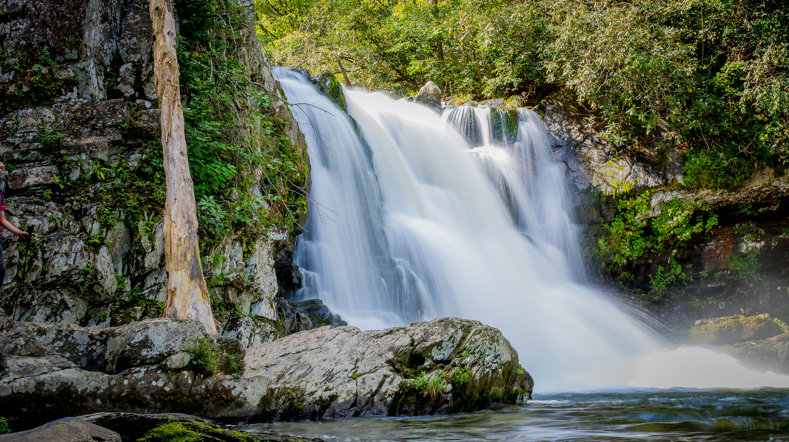 Waterfall hikes great smoky discount mountains
