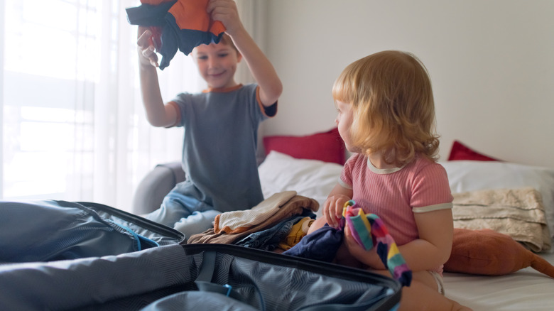 Kids With Suitcase