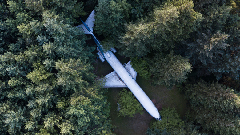 Airplane Home drone shot Oregon