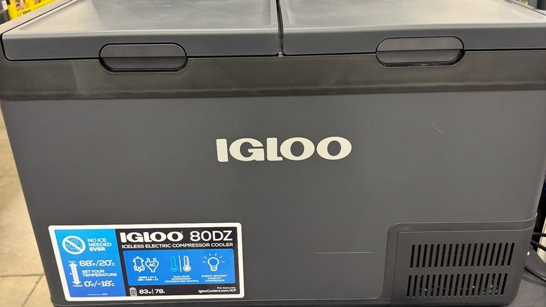 Igloo dual zone active cooler with sticker