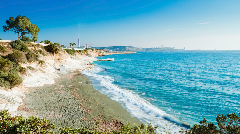 Governor's Beach landscape in Cyprus
