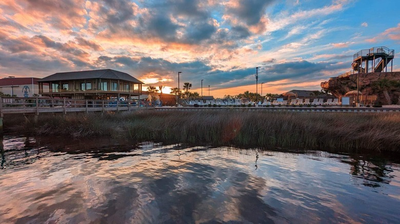 North Myrtle Beach RV Resort and Dry Dock at sunset