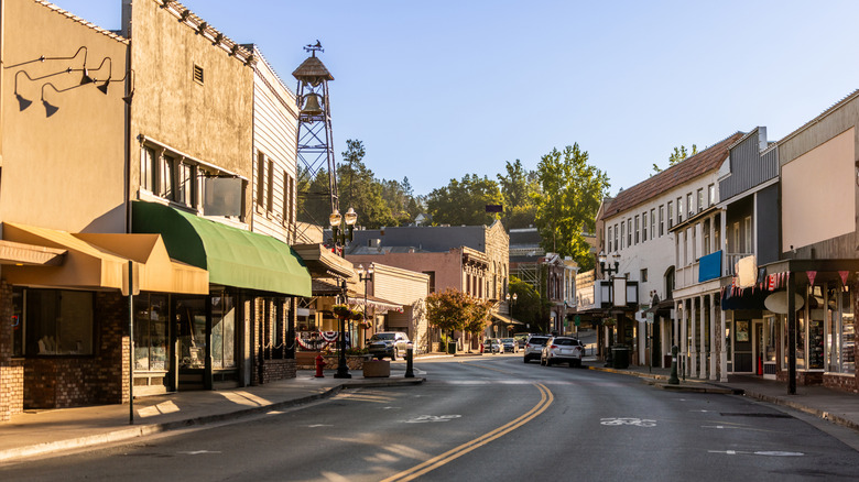 Historic Main Street in downtown Placerville, California