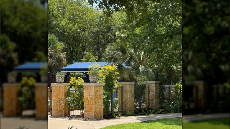 The grounds at Lake Austin resort
