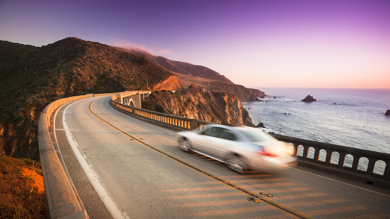 Bixby Bridge drive near Big Sur