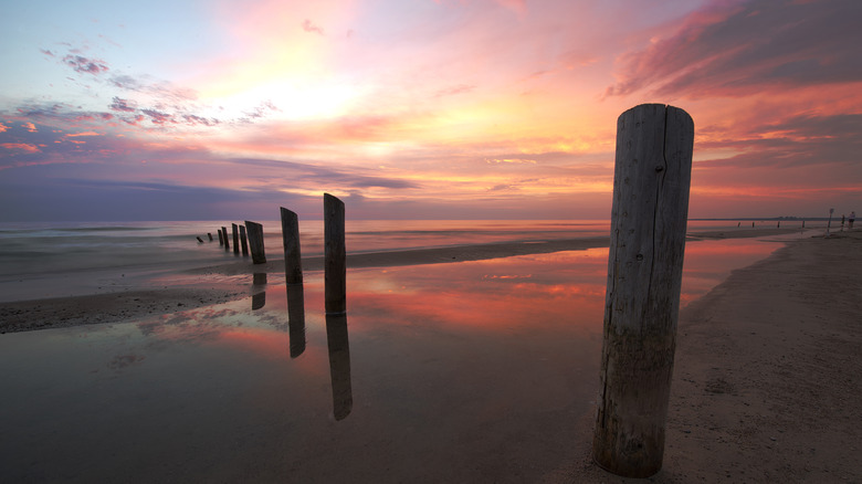 A sunset at Saugeen Beach in Ontario