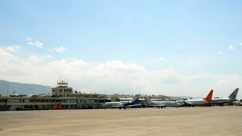 International airport in Port-au-Prince.