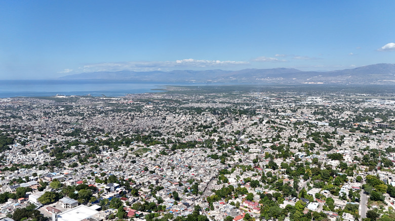 An aerial view of Port-au-Prince, Haiti.