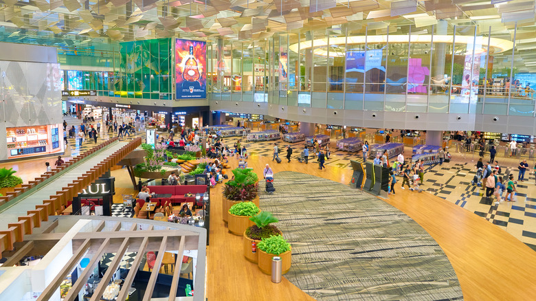 Changi Airport interior, Singapore