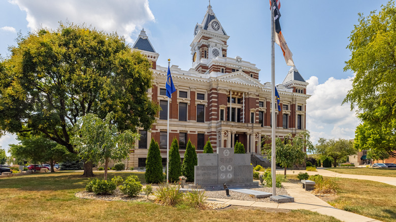 Courthouse in Franklin, Indiana