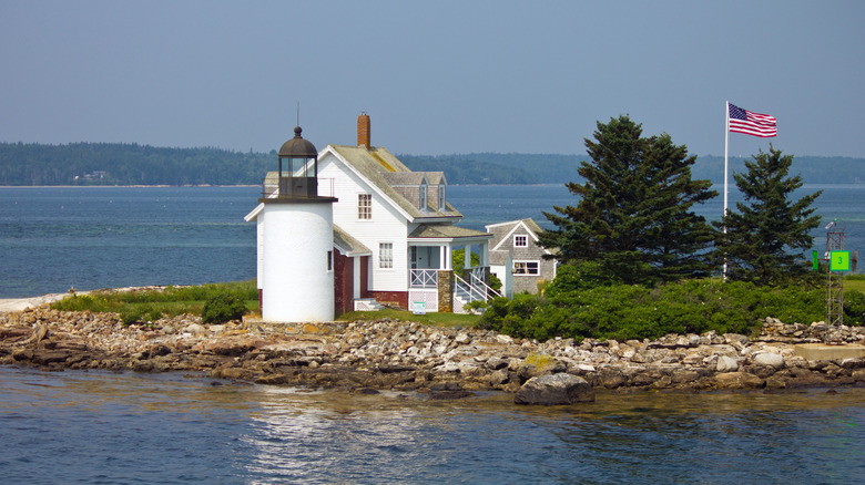 Blue Hill Bay Lighthouse near Blue Hill in Maine
