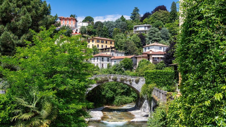 A stone bridge in Menaggio