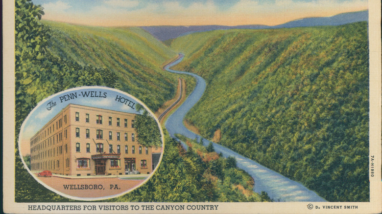 Postcard from Penn-Wells Hotel