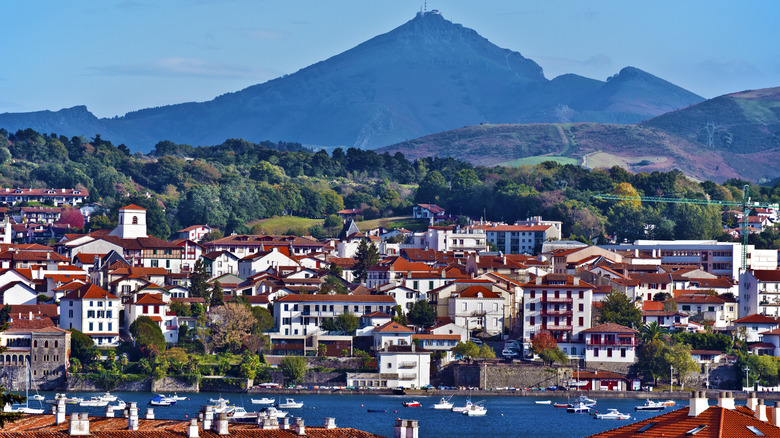 View of Hendaye, France from Hondarribia, Spain