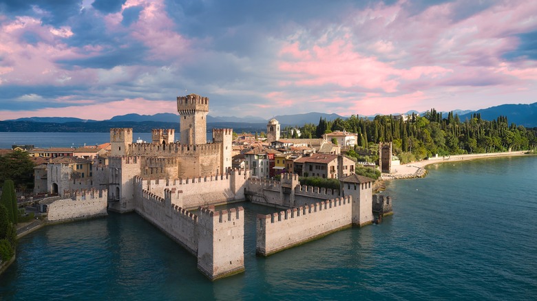 Castle in Sirmione, Italy