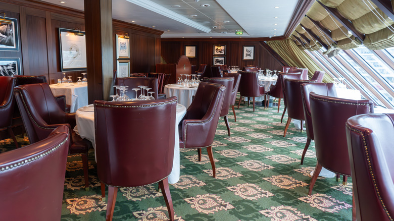steakhouse restaurant on the cruise ship