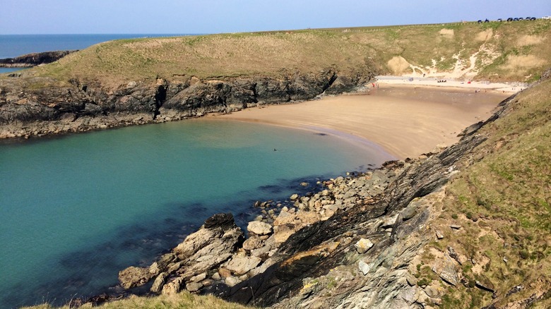 Panoramic view over Porth Iago