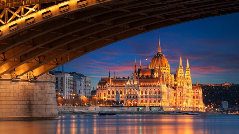 Budapest castle on Danube