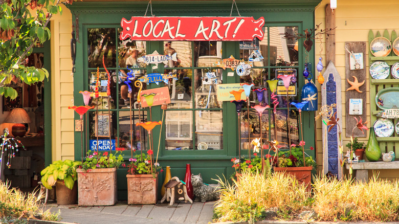 Local art shop Eastsound
