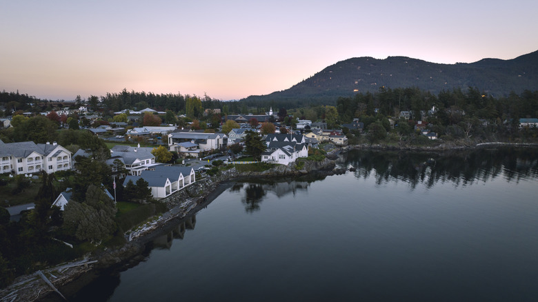 Ariel view of Eastsound
