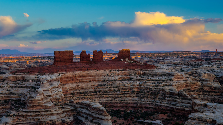 Sunset at Maze Overlook in Canyonlands