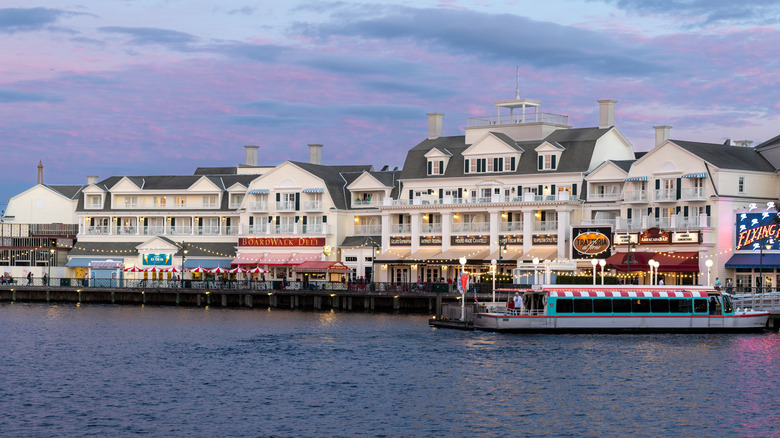 Sunset over Disney's BoardWalk