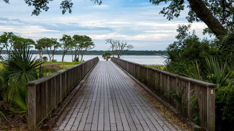 Wooden bridge on Daufuskie Island