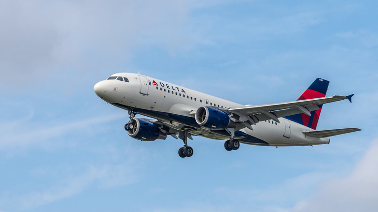 Delta Air Lines plane taking off
