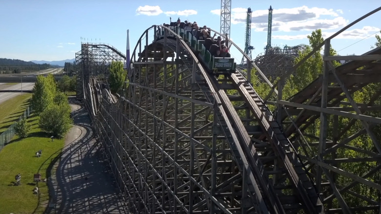 Silverwood roller coaster