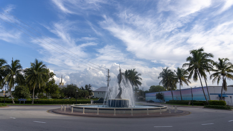The Sailfish Fountain in Stuart, Florida